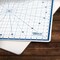 18" x 18" Self-Healing Cutting Mat 7-Ply - Rotary White/Blue Craft Mat, Non-Slip Cutting Mats for Crafts, Sewing, Quilting, Scrapbooking